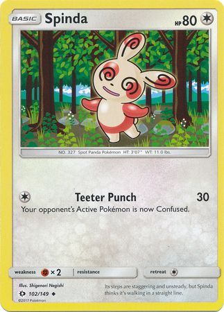 Sun &amp; Moon - 102/149 - Spinda