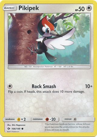 Sun &amp; Moon - 106/149 - Pikipek