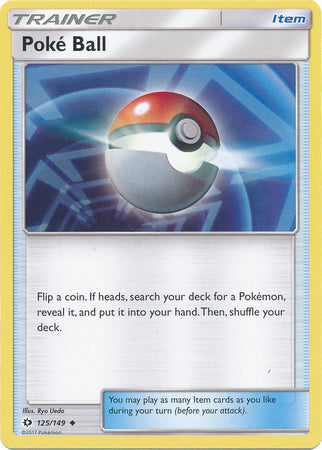 Sun &amp; Moon - 125/149 - Poké Ball