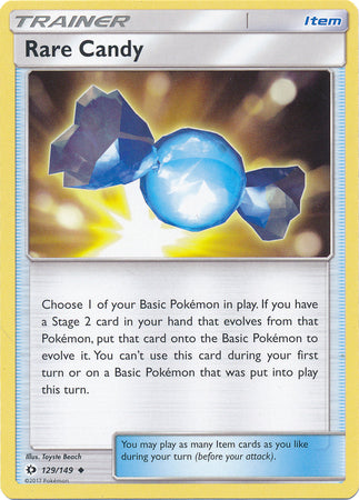 Sun &amp; Moon - 129/149 - Rare Candy
