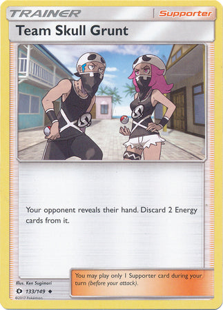 Sun &amp; Moon - 133/149 - Team Skull Grunt
