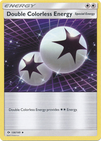 Sun &amp; Moon - 136/149 - Double Colorless Energy