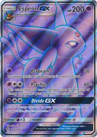Sun &amp; Moon - 140/149 - Espeon GX