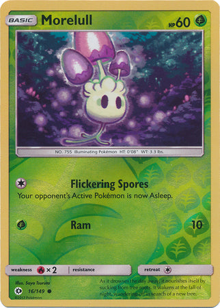 Sun &amp; Moon - 016/149 - Morelull - Reverse Holo