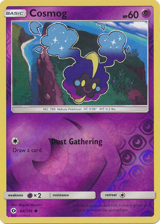Sun &amp; Moon - 064/149 - Cosmog - Reverse Holo