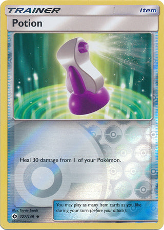 Sun &amp; Moon - 127/149 - Potion - Reverse Holo
