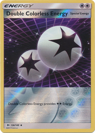 Sun &amp; Moon - 136/149 - Double Colorless Energy - Reverse Holo