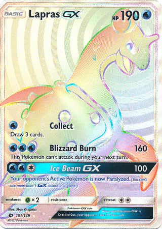 Sun &amp; Moon - 151/149 - Lapras GX