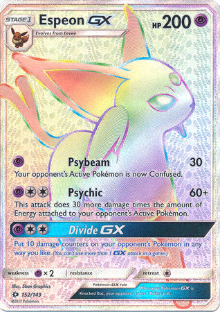 Sun &amp; Moon - 152/149 - Espeon GX