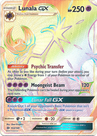 Sun &amp; Moon - 153/149 - Lunala GX