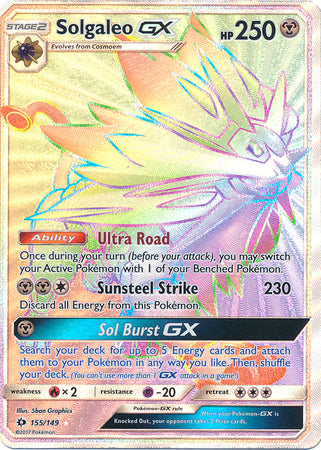 Sun &amp; Moon - 155/149 - Solgaleo GX