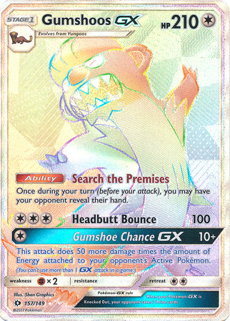 Sun &amp; Moon - 157/149 - Gumshoos GX