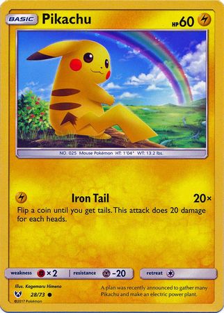 Shining Legends - 028/073 - Pikachu