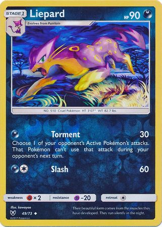 Shining Legends - 049/073 - Liepard - Reverse Holo