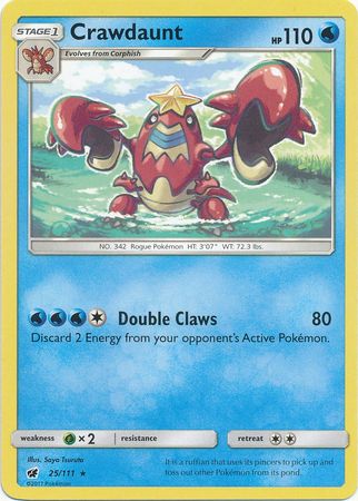 Crimson Invasion - 025/111 - Crawdaunt