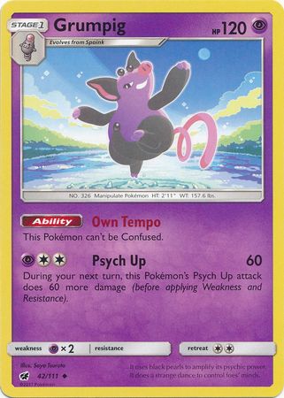 Crimson Invasion - 042/111 - Grumpig