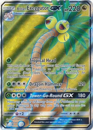 Crimson Invasion - 107/111 - Alolan Exeggutor GX