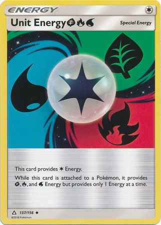 Ultra Prism - 137/156 - Unit Energy (Grass, Fire &amp; Water)