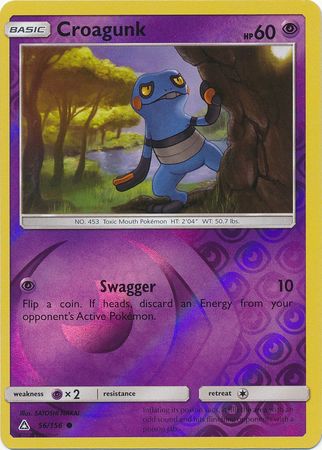 Ultra Prism - 056/156 - Croagunk - Reverse Holo