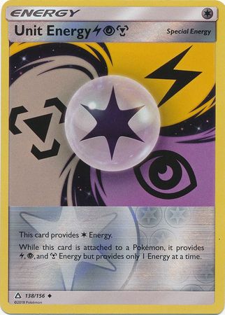 Ultra Prism - 138/156 - Unit Energy (Lightning, Psychic &amp; Metal) - Reverse Holo