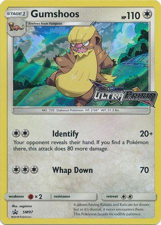 Black Star Promos - SM97 - Gumshoos - Pre-Release Holo