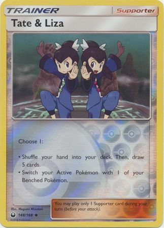 Celestial Storm - 148/168 - Tate &amp; Liza - Reverse Holo