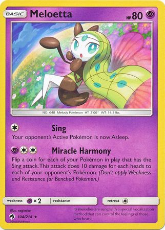 Lost Thunder - 104/214 - Meloetta