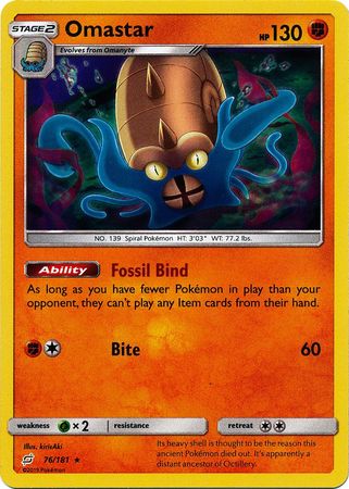 Team Up - 076/181 - Omastar - Holo
