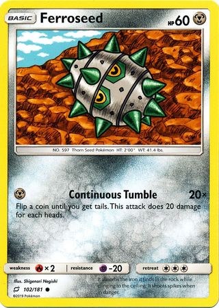 Team Up - 102/181 - Ferroseed