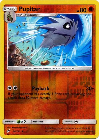 Team Up - 080/181 - Pupitar - Reverse Holo