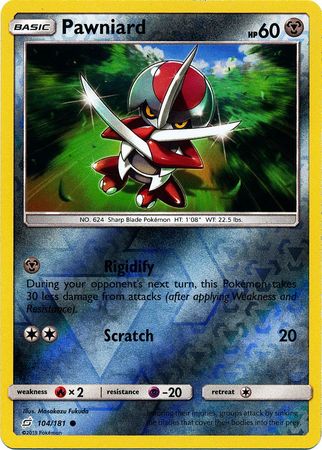 Team Up - 104/181 - Pawniard - Reverse Holo