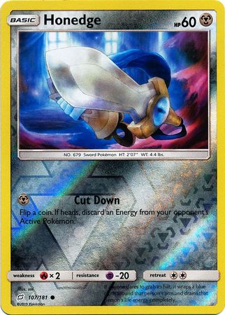 Team Up - 107/181 - Honedge - Reverse Holo