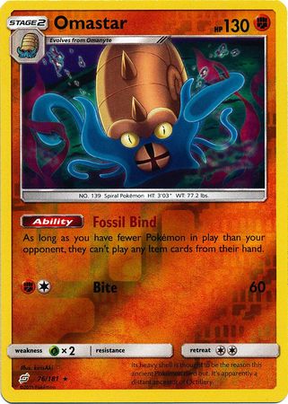 Team Up - 076/181 - Omastar - Reverse Holo