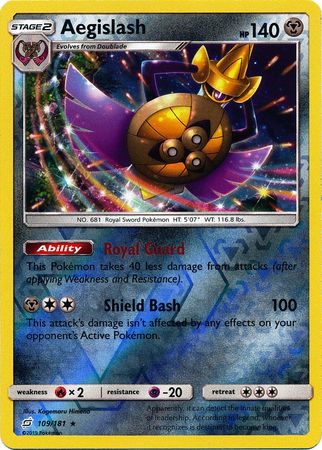 Team Up - 109/181 - Aegislash - Reverse Holo