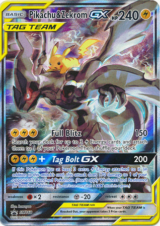 Black Star Promos - SM168 - Pikachu &amp; Zekrom GX (Tag Team)