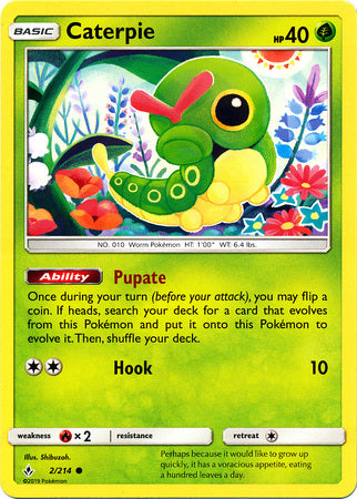 Unbroken Bonds - 002/214 - Caterpie