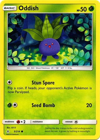 Unbroken Bonds - 005/214 - Oddish