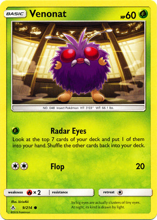 Unbroken Bonds - 009/214 - Venonat