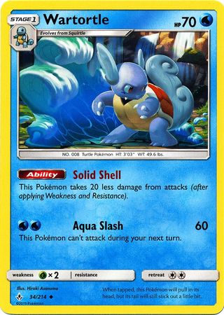 Unbroken Bonds - 034/214 - Wartortle