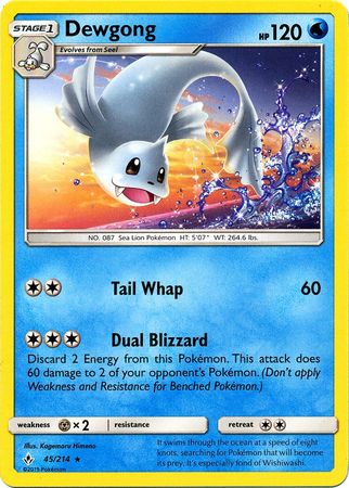 Unbroken Bonds - 045/214 - Dewgong