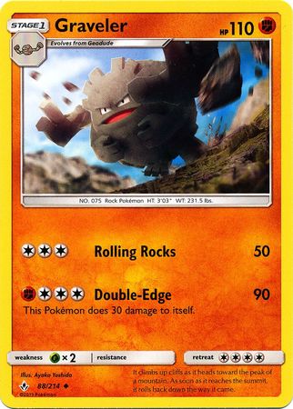 Unbroken Bonds - 088/214 - Graveler