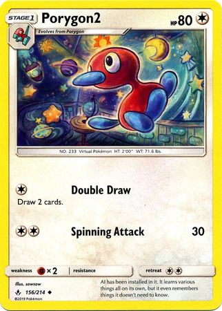 Unbroken Bonds - 156/214 - Porygon2