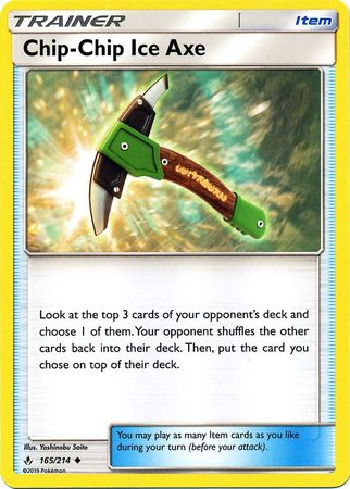 Unbroken Bonds - 165/214 - Chip-Chip Ice Ax