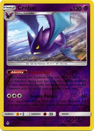 Unbroken Bonds - 066/214 - Crobat - Reverse Holo