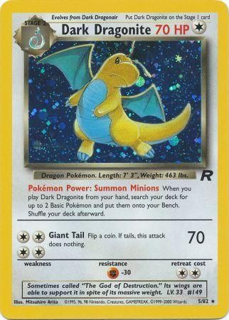 Team Rocket - 005/082 - Dark Dragonite - Holo