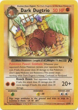 Team Rocket - 023/082 - Dark Dugtrio
