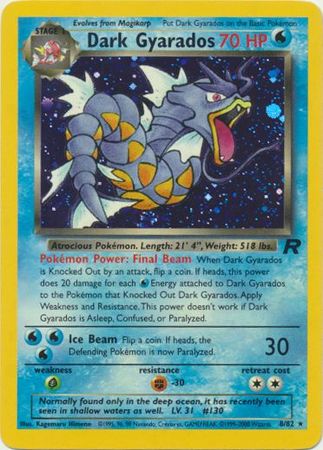 Team Rocket - 008/082 - Dark Gyarados - Holo