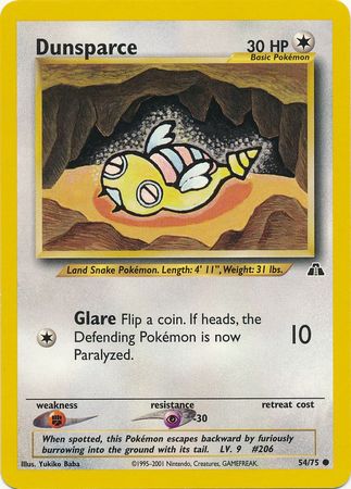 Neo Discovery - 054/075 - Dunsparce