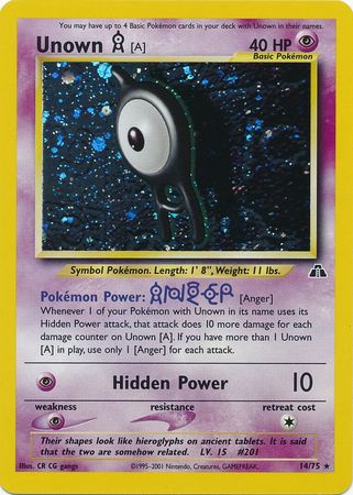 Neo Discovery - 014/075 - Unown [A] - Holo