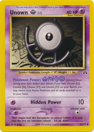 Neo Discovery - 051/075 - Unown [U]